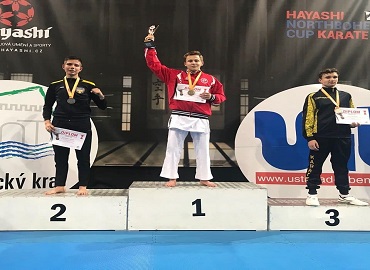 Вітаємо Дмитра Дядюшкіна з 2 місцем на Міжнародному турнірі 51st GRAND PRIX North Bohemia - Hayashi Cup з карате