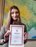 Вітаємо переможницю Всеукраїнської студентської олімпіади зі спеціальності «Соціальна робота»!