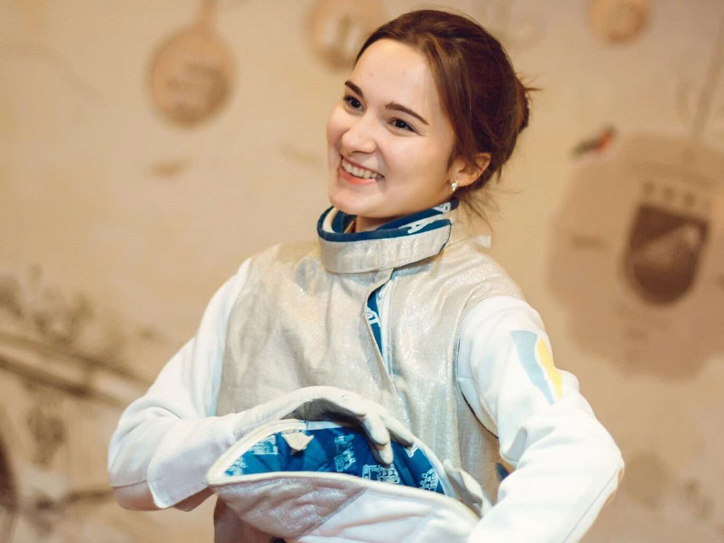 Студентка Університету Грінченка стала найсильнішою фехтувальницею України 2017 року
