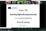 Відбувся kick-off meeting в рамках проєкту зі стратегічного партнерства TED «Навчання цифровому підприємництву».