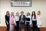 Зустріч грінченківців з ректором Університету Тойо - пані Етцуко Ягучі