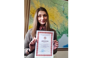 Вітаємо переможницю Всеукраїнської студентської олімпіади зі спеціальності «Соціальна робота»!