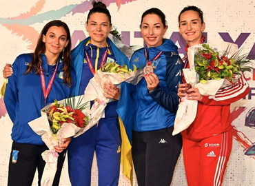 Вітаємо випускницю Університету Грінченка Владу Харькову з перемогою на Чемпіонаті Європи з фехтування!