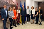 Латвійська делегація в Університеті Грінченка