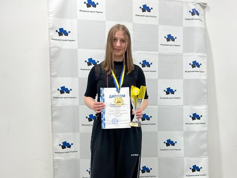 Грінченківка Поліна Лищенко &ndash; переможниця Чемпіонату України серед ЗВО з шахів