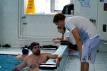 Майстер-клас з військовослужбовцями, які проходять реабілітацію в басейні Університету