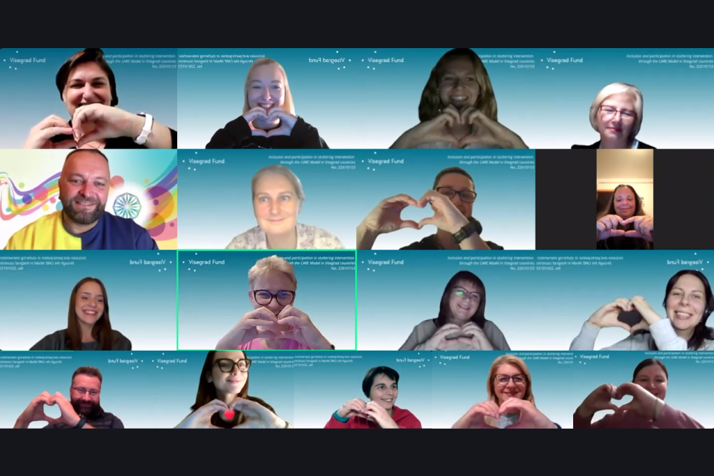 Початок проєкту Вишеградського фонду «Inclusion and participation in stuttering intervention through the CARE Model in Visegrad countries / Інклюзія та участь у процесі корекції заїкання за моделлю CARE у країнах Вишеградської групи»
